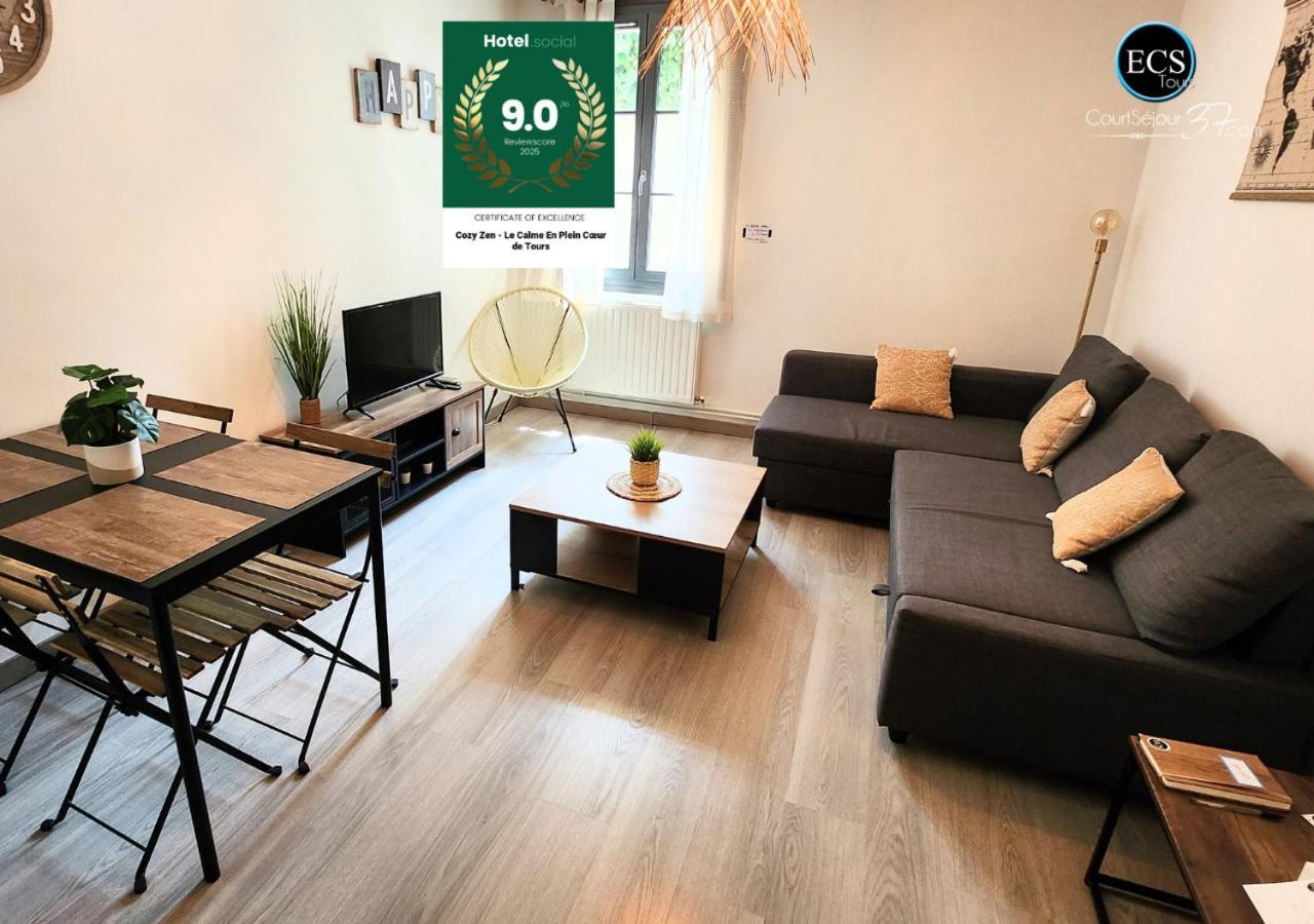 "Cozy Zen" 1 Grande Chambre - Calme - Arrivee Autonome - 6 Pers - Parking Gratuit Tours Exterior photo